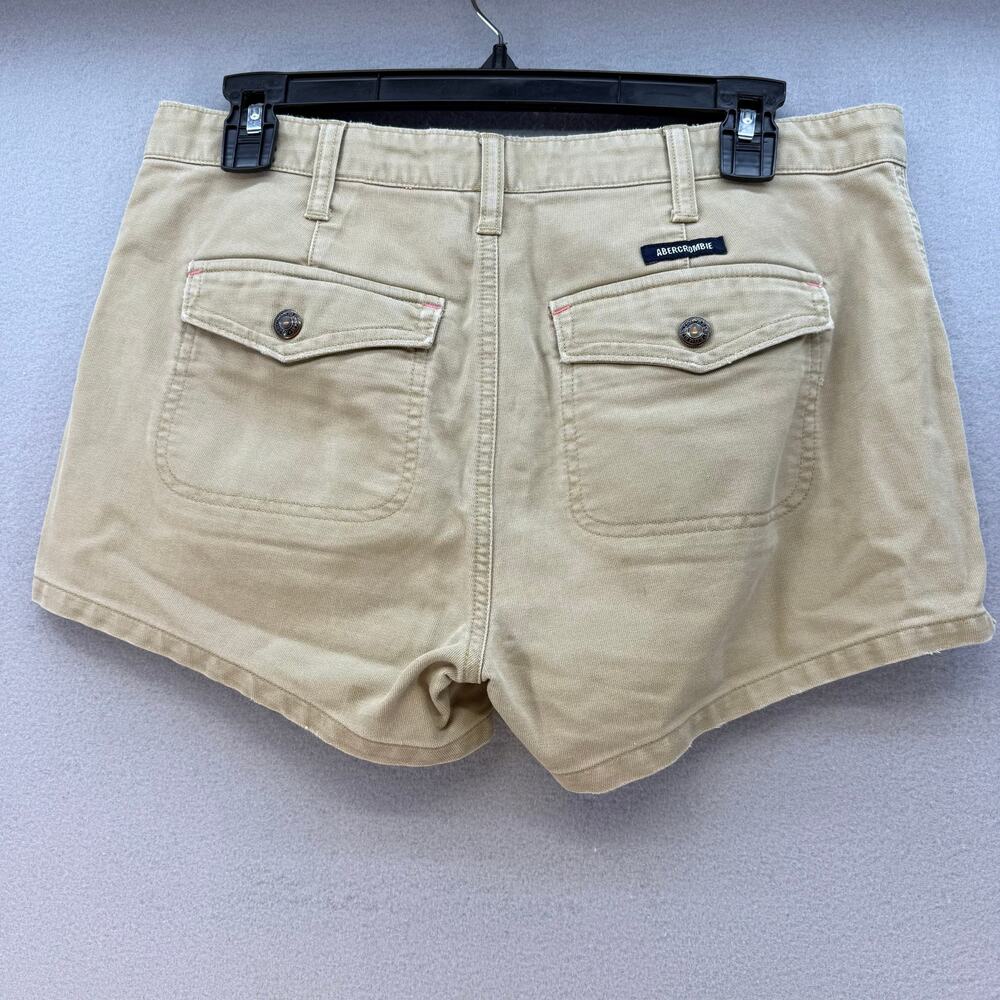 Abercrombie & Fitch Shorts Women's Size 4 Khaki Pocket Flaps Blue Stretch Bundle - Picture 6 of 16